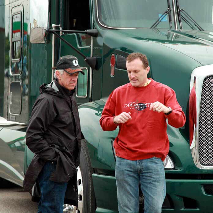 Truck Accident Lawyers Examining Scene