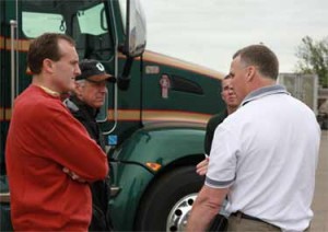 Fred Pritzker and Eric Hageman Investigating an Accident