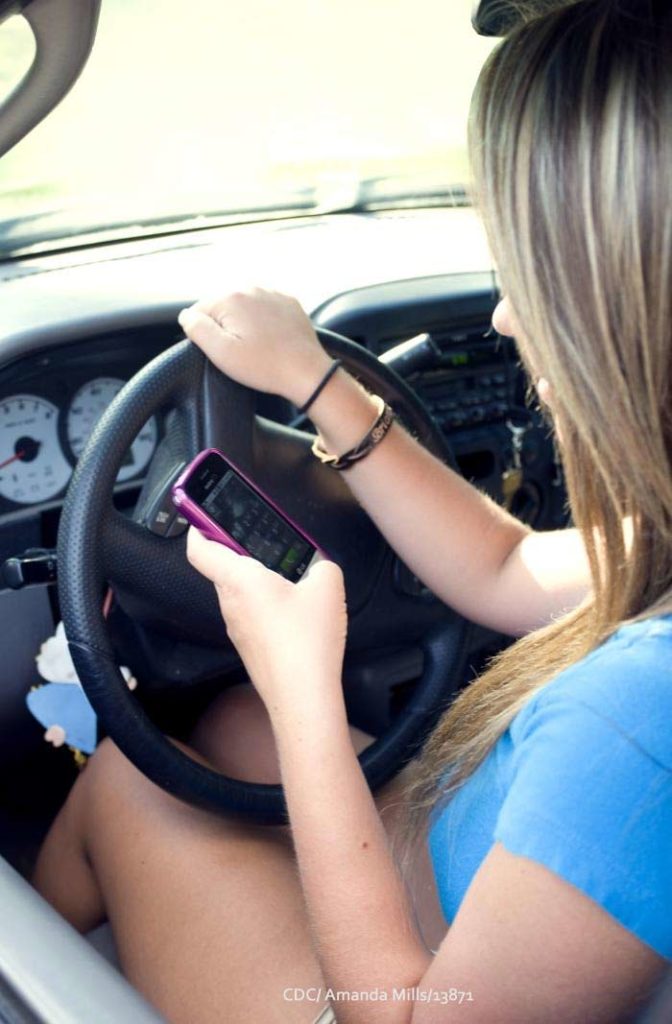 Texting Driving Teenager