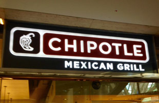 Chipotle sign