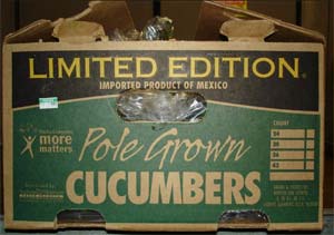 Cucumber Salmonella Outbreak