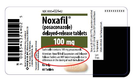 Noxafil Label from FDA