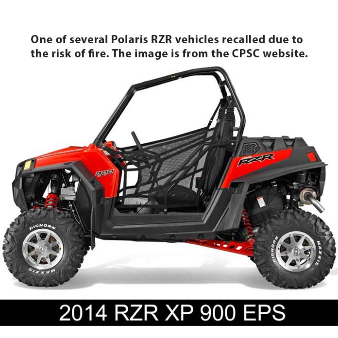 Polaris RZR ROV Recall 2016