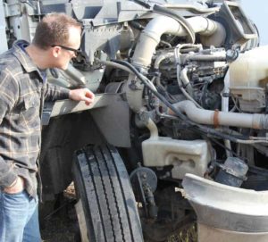 18 Wheeler Crash Inspection