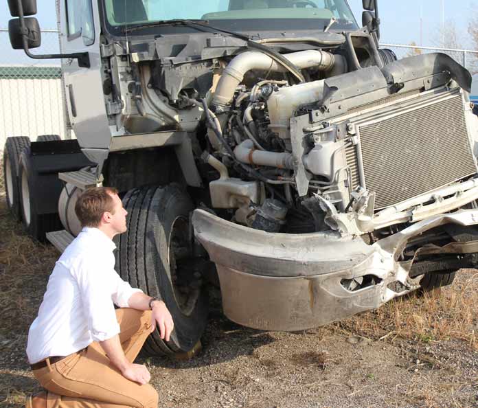 Big Rig Crash Inspection