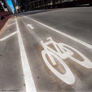 Unprotected Bike Lane on City Road