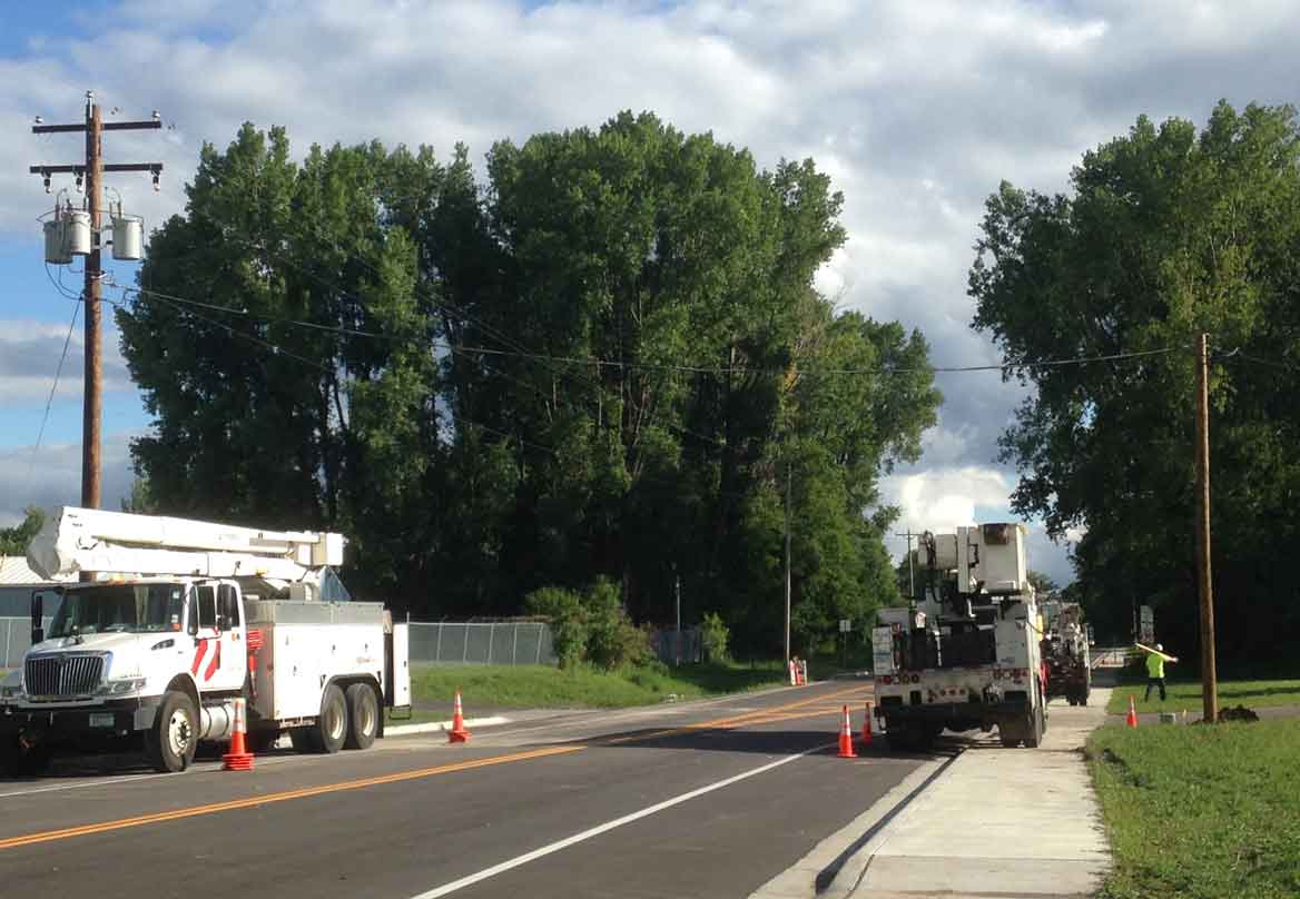 Forest Lake Power Line Accident