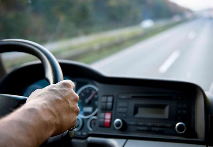 Truck Driver on the Road