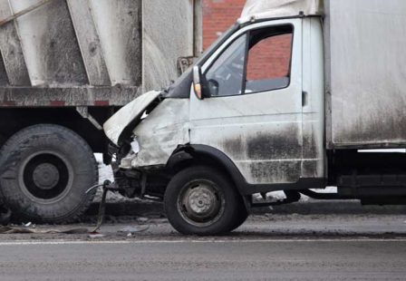 Box Truck Semi Crash