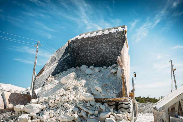 Dump Truck with Rocks