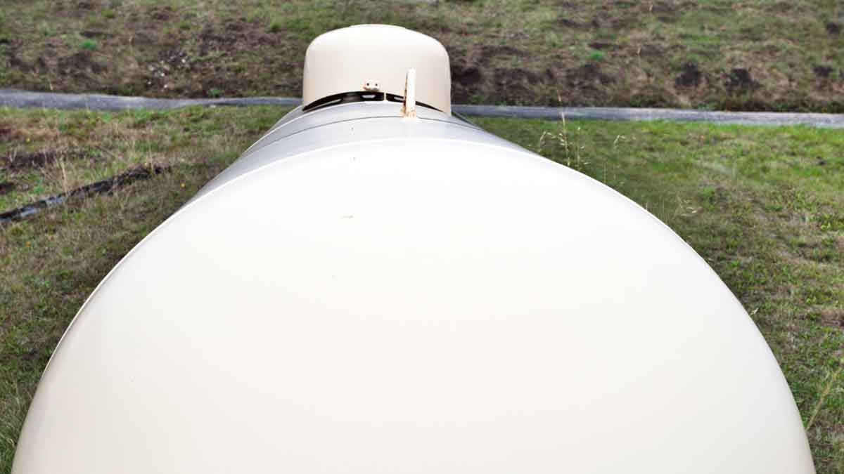 House Propane Tank