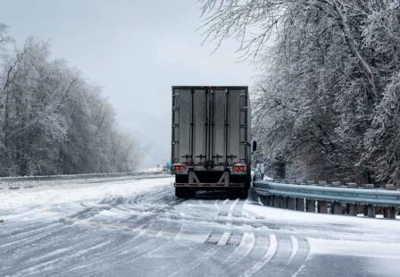 Parked Semi Truck