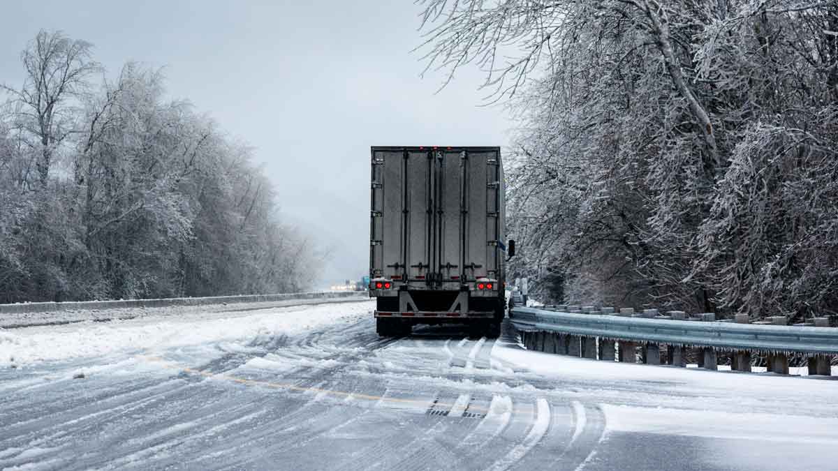 Parked Semi Truck