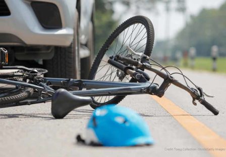 Bicycle Hit by Car