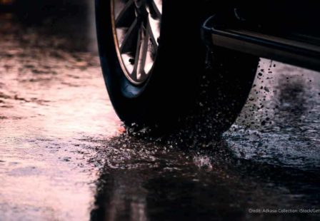 Wet Road Accident