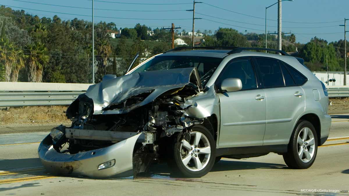 Crashed Car