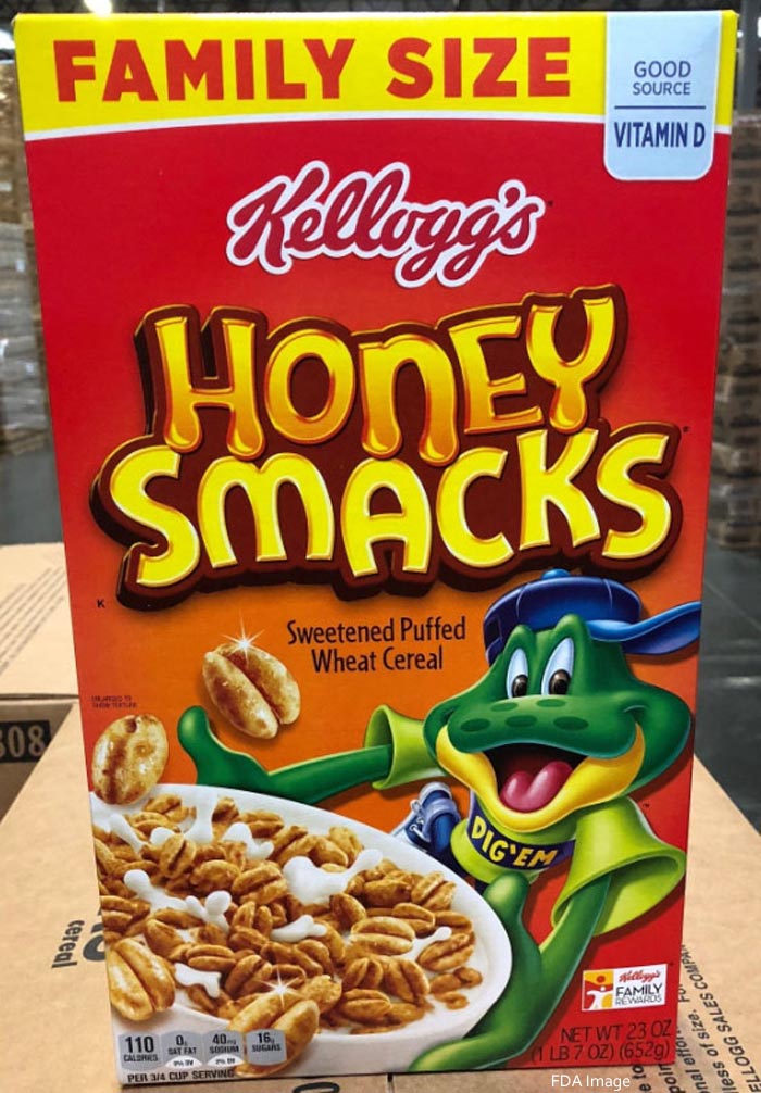 Kelloggs Honey Smacks Cereal