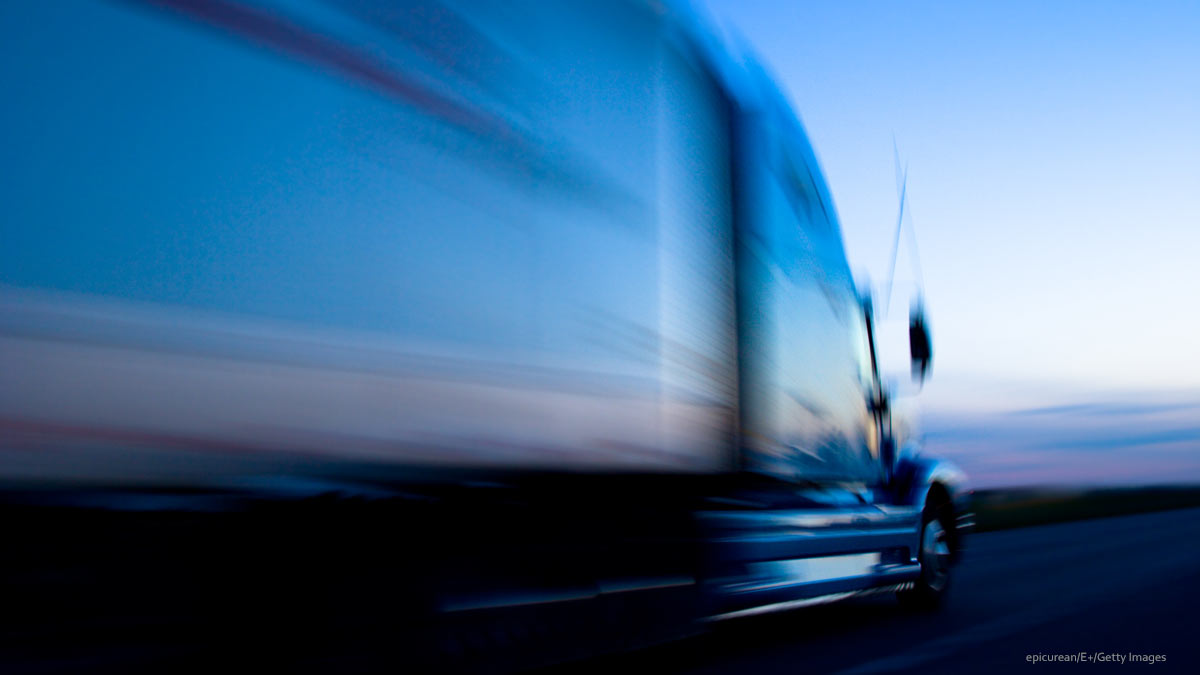 Semi Truck on Road