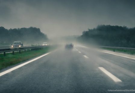 Wet Highway Accident