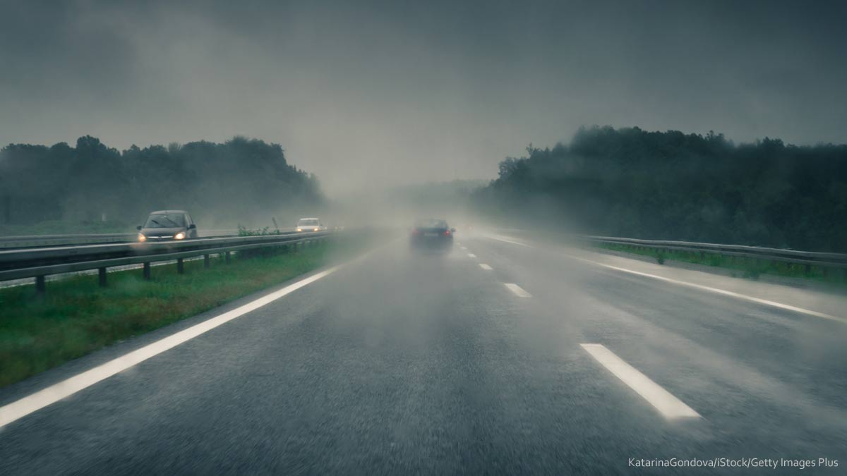 Wet Highway Accident