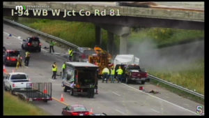 Semi Truck Causes Fatal crash on I-94 and Highway 81 in Rogers MN - Pillager Man Killed