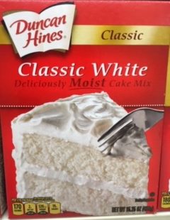 Duncan Hines Classic White Salmonella