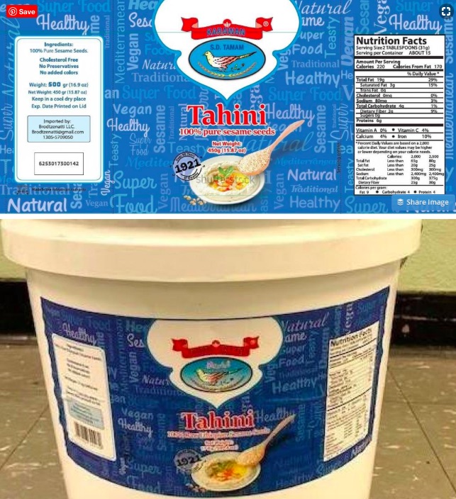 Karawan tahini recall