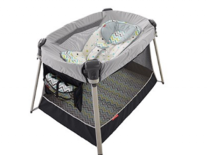 fisher price ultra-lite play yard with inclined sleeper