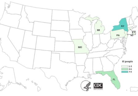 E. coli lawyer Ground Bison E. coli CDC Map