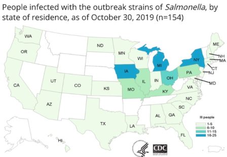 Salmonella lawyer- CDC Final map of pig ear outbreak