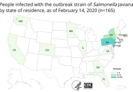 Salmonella lawyer- CDC final map oy Tailor Cut produce Salmonella outbreak