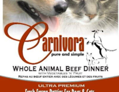 E. coli lawyer Carnivora pet food recall