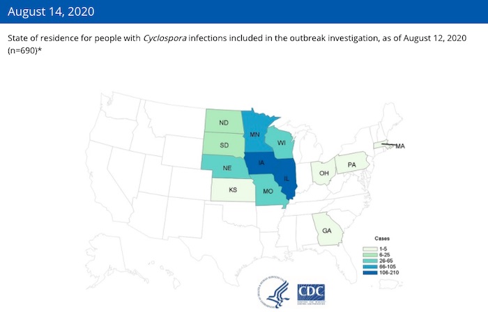 Fresh Expess Cyclospora Outbreak 8:14:20