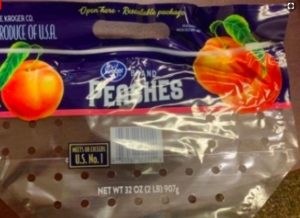 Kroger Salmonella peaches recall