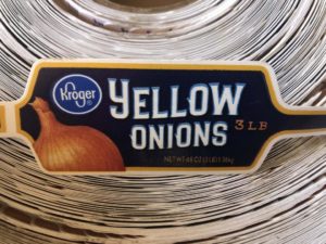 Thompson Onion Kroger Yellow Onions