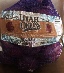 Thompson Onion Utah Onion Recalled Product
