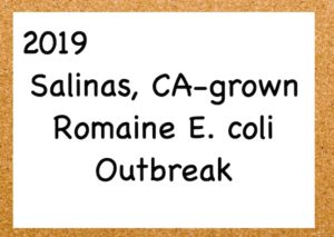 E. coli Lawyer - Bulletin Board title card 2019 E. coli outbreak