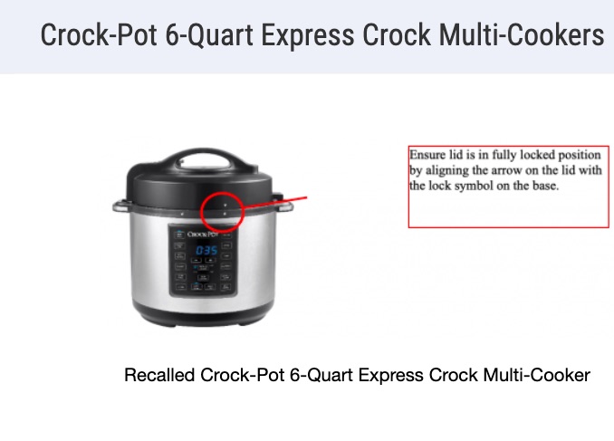 Crock-Pot 6-Quart Express Crock Multi-Cookers Recalled by Sunbeam