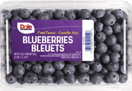 Dole Fresh Blueberries Recalled For Possible Cyclospora Contamination