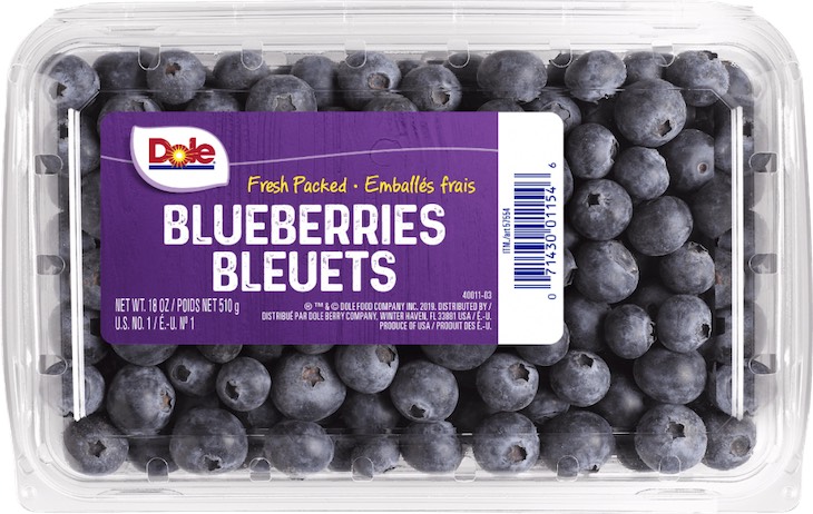 Dole Fresh Blueberries Recalled For Possible Cyclospora Contamination