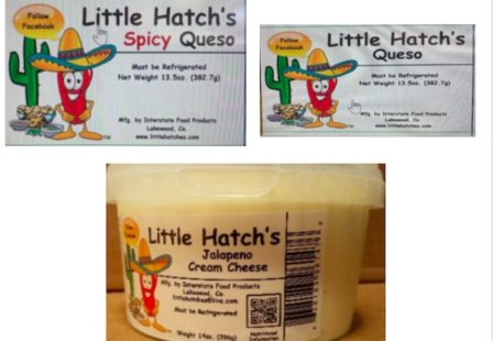 Little Hatch's Queso and Jalapeno Cream Cheese Listeria Recall
