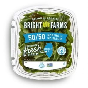 BrightFarms 50 50 Spring and Spinach Salad - Salmonella