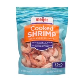 Meijer cooked shrimp Salmonella recall
