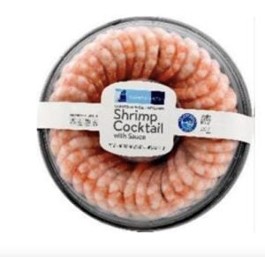 Salmonella shrimp recall- shrimp ring with cocktail sauce