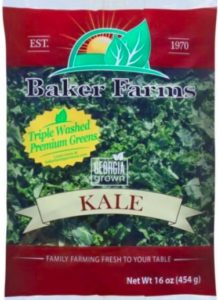 Baker Farms Kale Listeria Recall