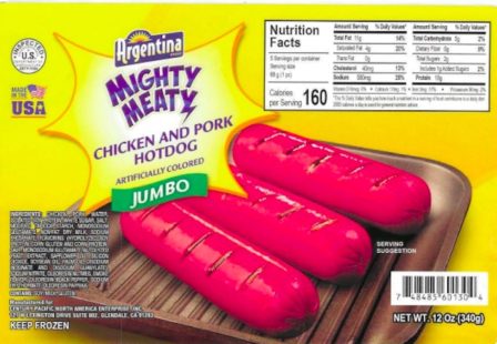 Mighty Meat Hot Dog Recall