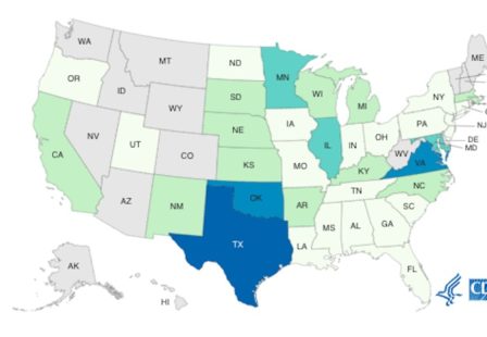 Salmonella Oranienburg outbreak CDC map 9:30:21