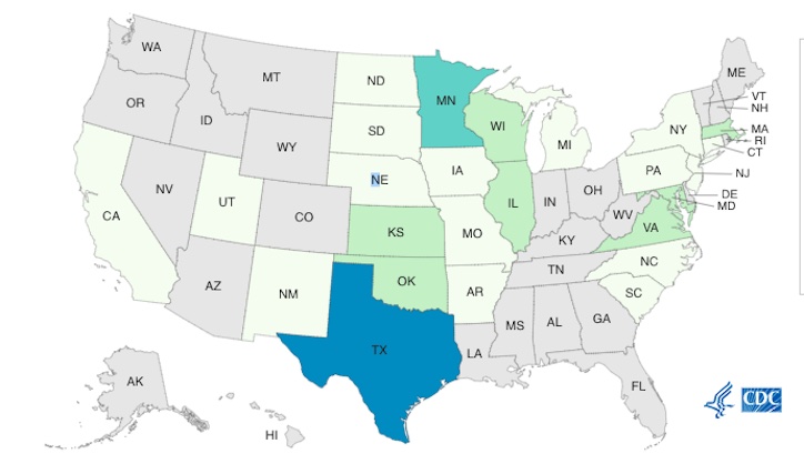 cdc Salmonella oranienburg