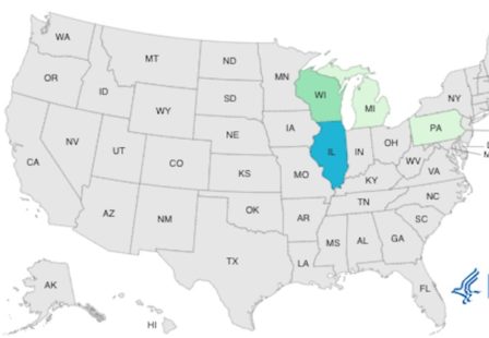 BrightFarms Salad Salmonella CDC outbreak map final