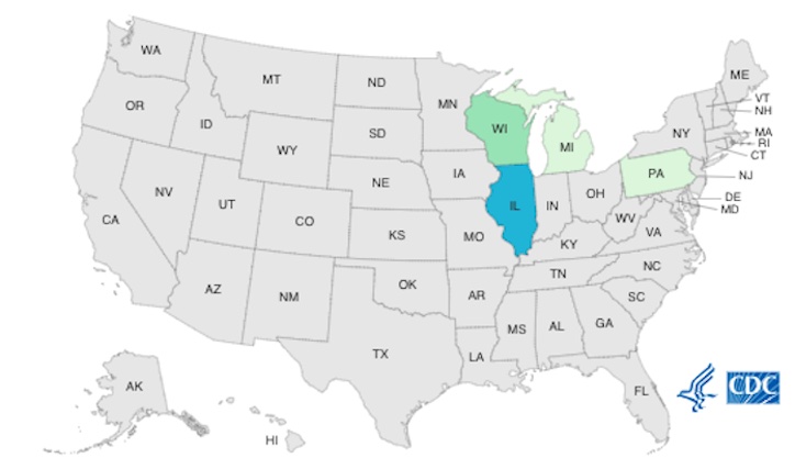 BrightFarms Salad Salmonella CDC outbreak map final